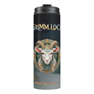 Garrafa Térmica Grimmloch Goat Emblem Fantasy RPG