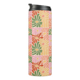 Garrafa Térmica Groovy Retro Floral