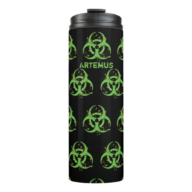 Garrafa Térmica Grungy Bruto Biohazard (Frente)