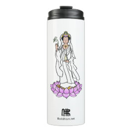 Garrafa Térmica Guan Yin Bodhisattva no Lotus