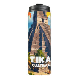 Garrafa Térmica Guatemala | Tikal Viagem Vintage Retro