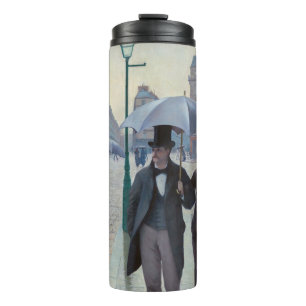 Garrafa Térmica Gustave Caillebotte - Rua de Paris; Dia Chuvoso