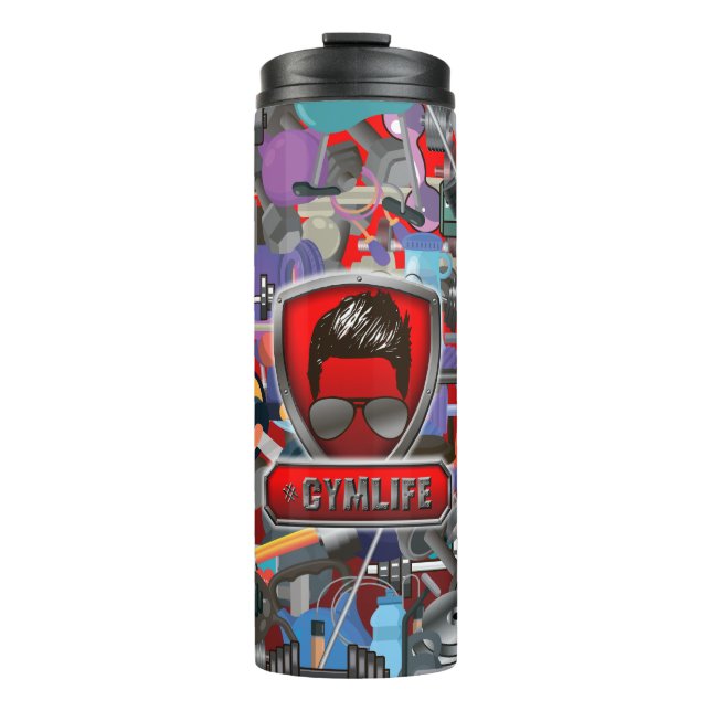 Garrafa Térmica Gym Life Male (Frente)