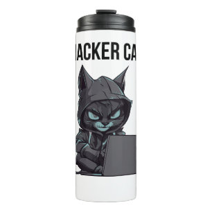 Garrafa Térmica Hacker cat