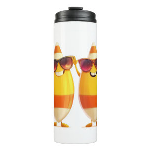 Garrafa Térmica Halloween Candy Corn Crew