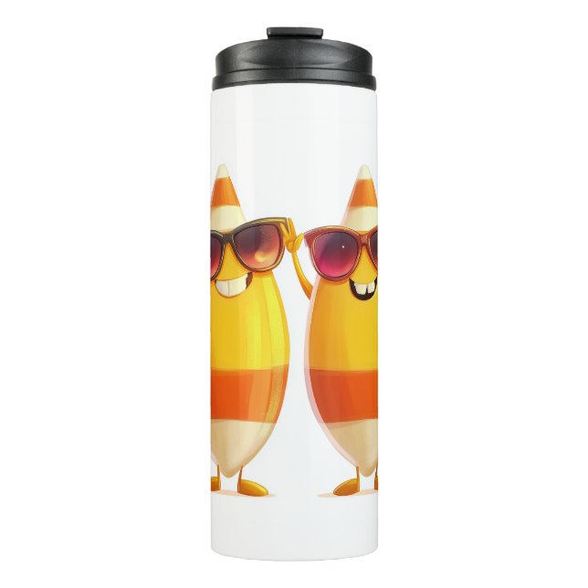 Garrafa Térmica Halloween Candy Corn Crew (Frente)