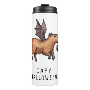 Garrafa Térmica Halloween Capybara
