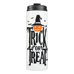 Garrafa Térmica Halloween - Feliz Halloween! Truque ou Tratar Teto