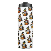 Halloween Gnome Thermal Tumbler