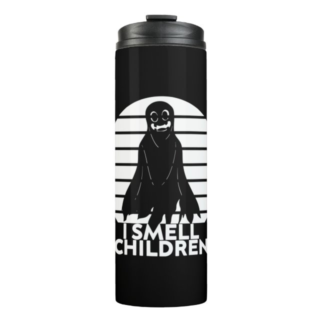 Garrafa Térmica Halloween I Smell Children (Frente)