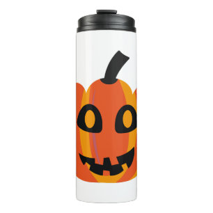 Garrafa Térmica halloween laranja