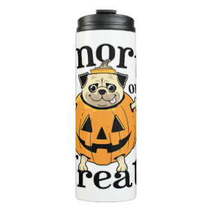 Garrafa Térmica Halloween Pug
