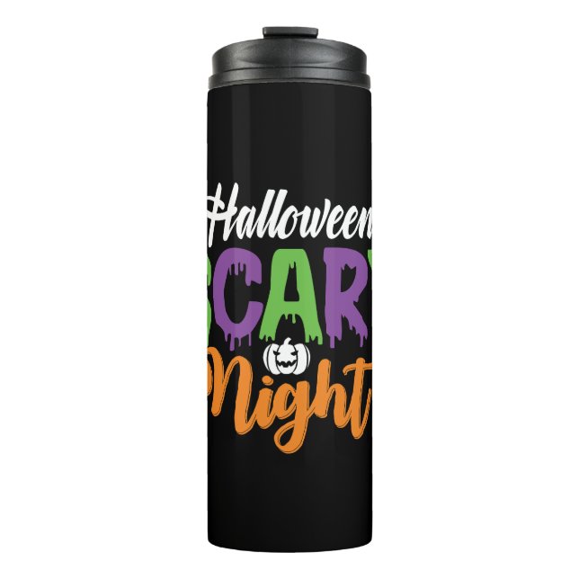 Garrafa Térmica Halloween SCARY Night (Frente)