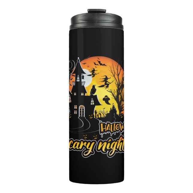 Garrafa Térmica Halloween Scary Night (Frente)