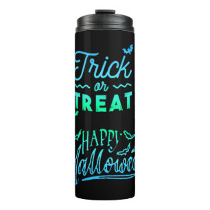 Garrafa Térmica Halloween Trick ou Treine Halloween