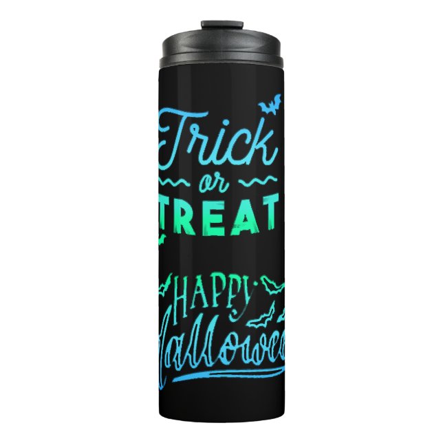 Garrafa Térmica Halloween Trick ou Treine Halloween (Frente)