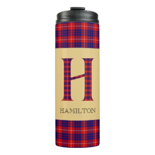 Garrafa Térmica Hamilton Tartan Monograma H 