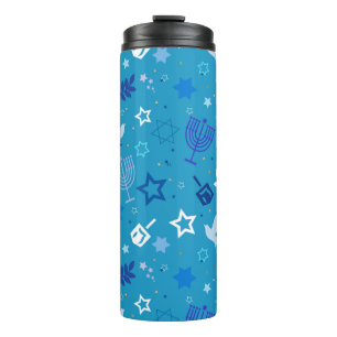 Garrafa Térmica Hanukkah Stars Thermal Tumbler