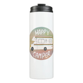 Garrafa Térmica Happy Camper Rainbow RV Sunset Motorhome RV