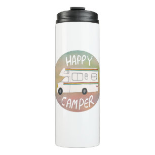 Garrafa Térmica Happy Camper Rainbow RV Sunset Motorhome RV