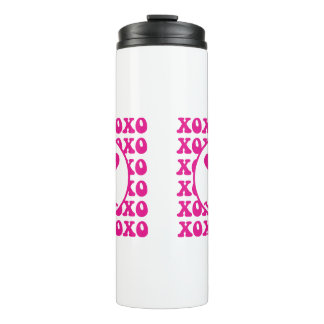 Garrafa Térmica Happy Face, xoxo, valentine, custom mug, cup