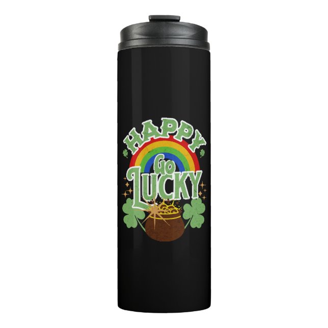 Garrafa Térmica Happy Go Lucky (Frente)