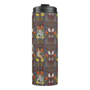 Garrafa Térmica HARRY POTTER™   Padrão de Ícone de Aquarela Borgon