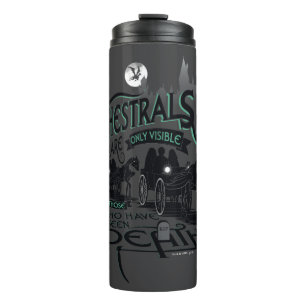 Garrafa Térmica Harry Potter  Thestrals Typografia Graphic