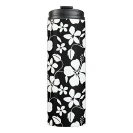 GARRAFA TÉRMICA  HAWAIIAN HULA (HIBISCUS) PRETO