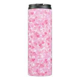 Garrafa Térmica Heart Confetti Pattern – Cute Romantic Celebration