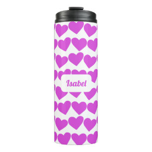 Garrafa Térmica HEARTS Groovy Namorados CUSTOM Bridesmaid Gift