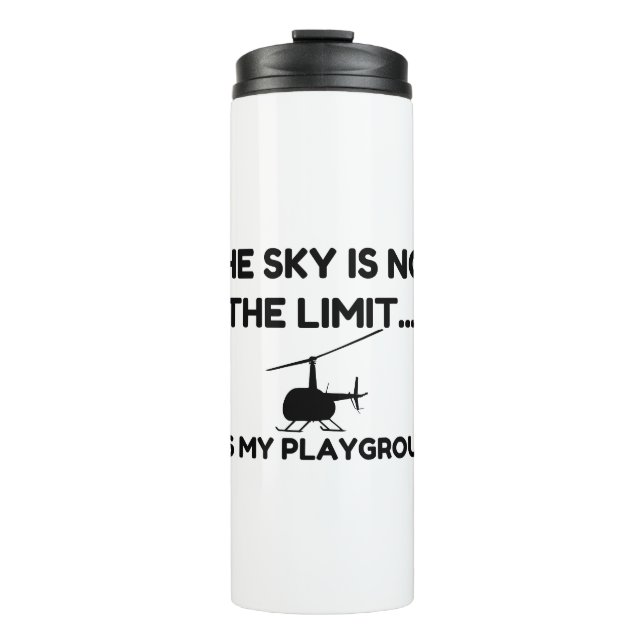 Garrafa Térmica Helicóptero SKY PLAYGROUND (Frente)