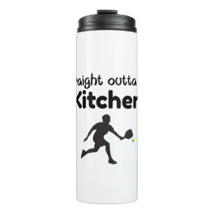 Garrafa Térmica Hetero Fora Da Cozinha - Humor De Pickleball