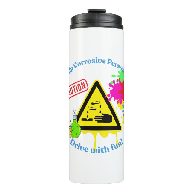 Garrafa Térmica Highly Corrosive Personality Class 8 ADR Trucker (Frente)