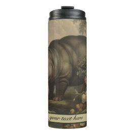 Garrafa Térmica Hippo Botânico Vintage, personalizável