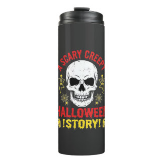 Garrafa Térmica História de Halloween Assustadora e Sinistra de Cr