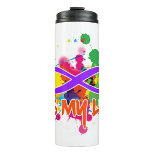 Garrafa Térmica HoliES - Lemniscato - É o meu Salto de Vida