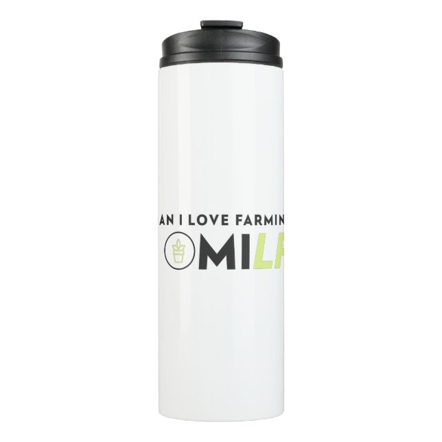 Garrafa Térmica Homem I Love Farming (Frente)