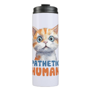 Garrafa Térmica Homem Patético - Design de Gato Sarcástico