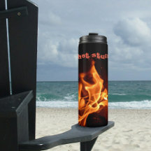 Hot Stuning Flames Preto Personalizável