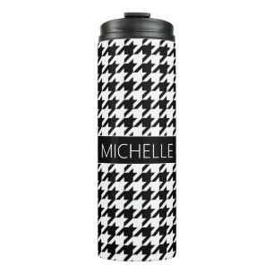 Garrafa Térmica Houndstooth BW Personalizado