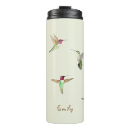 Garrafa Térmica Hummingbird da Anna Verde Personalizada