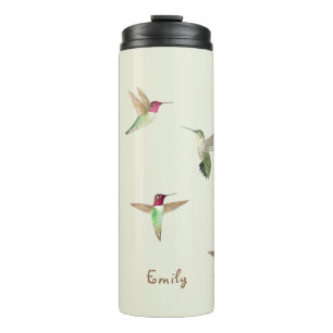 Garrafa Térmica Hummingbird da Anna Verde Personalizada