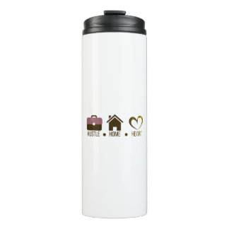 Garrafa Térmica Hustle, Home, Heart: Design de conforto motivacion