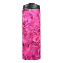 Hydrangea Pink Flower Pattern