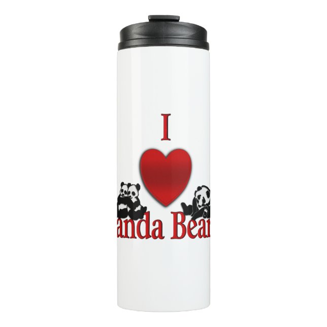 Garrafa Térmica I Heart Panda Bears (Frente)