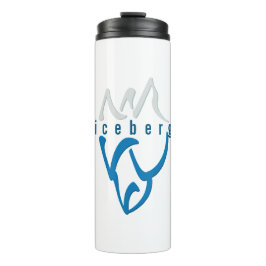 Garrafa Térmica Iceberg Azul Inspiracional Personalizado