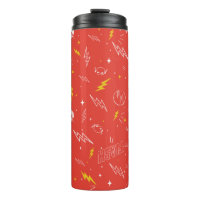 Ícone de Relâmpago do Flash e Padrão de Desenhos