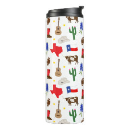 Garrafa Térmica Ícones do Texas