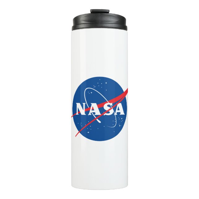 Garrafa Térmica Iconic NASA Rocket White 16 oz (Frente)